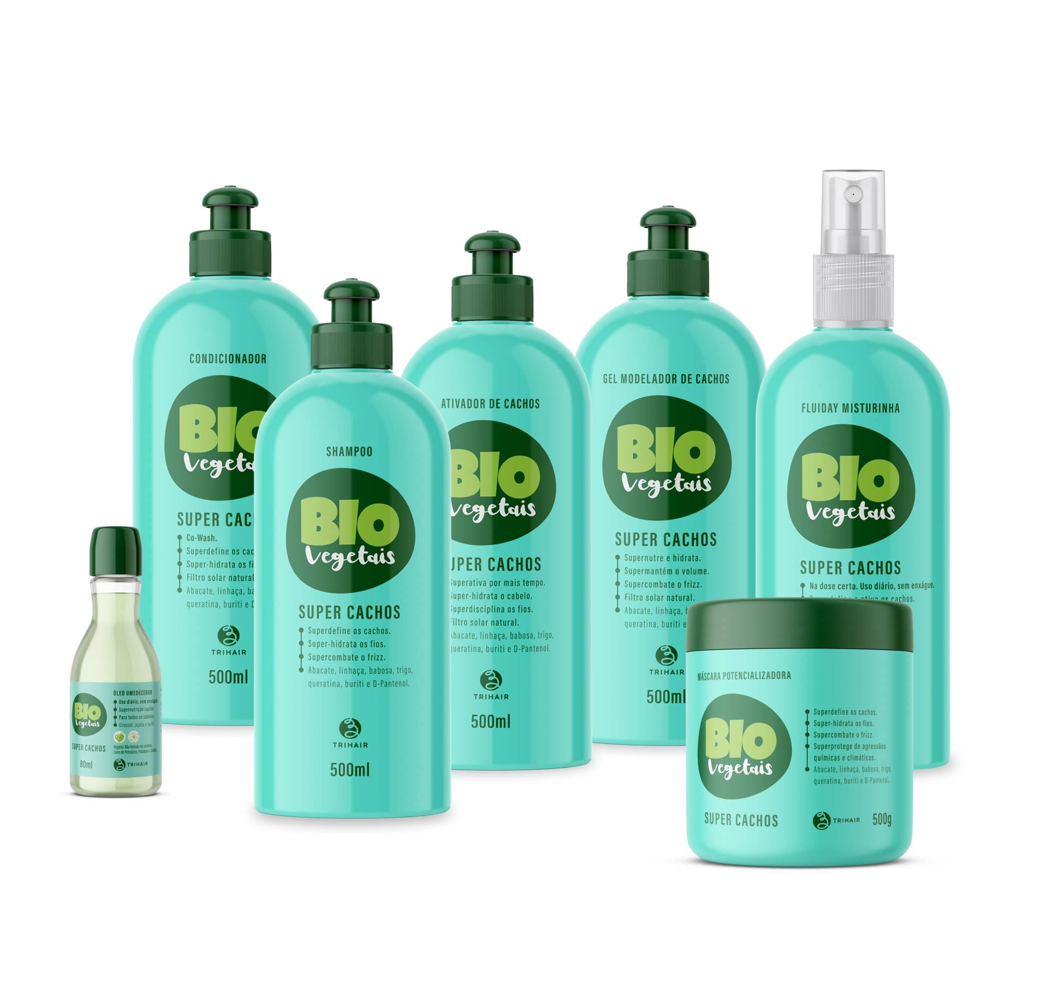 Linha Super Cachos Completa - Trihair Cosméticos